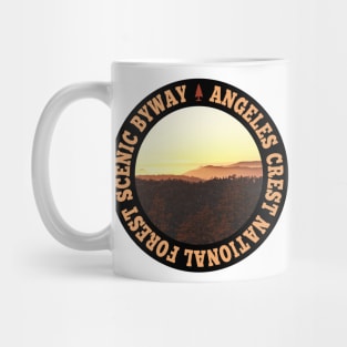 Angeles Crest Scenic Byway National Forest Scenic Byway circle Mug